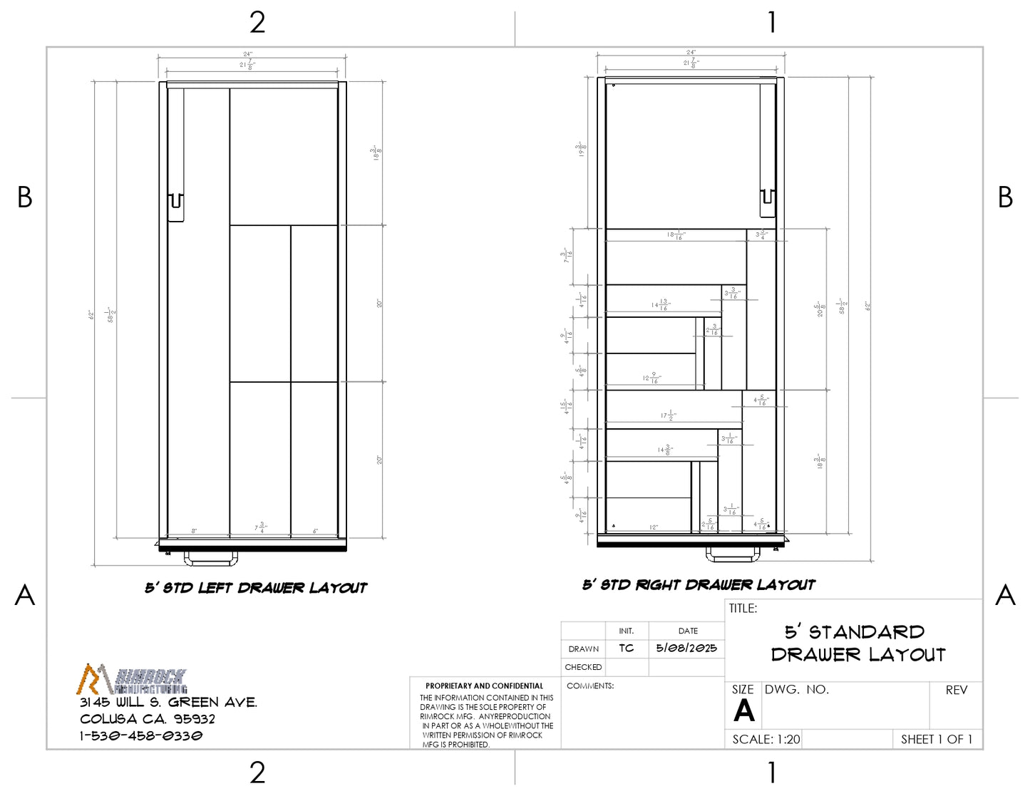 5' Bedbox – Truck Drawer Storage System